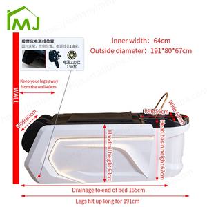 Salón de lujo Lavado de cabello Champú Mesa Thai Masaje eléctrico Cabeza Spa Cama - Product Image 6