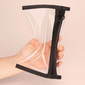 Women Cosmetic Bags Transparent Waterproof PVC <b>Toiletries</b> Organizer Large-capacity <b>Storage</b> Pouch - Product Image 2