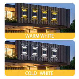Lampu Dinding <span class=keywords><strong>LED</strong></span> Tenaga Surya Atas/Bawah IP65 Tahan Air Dilengkapi Baterai Isi Ulang untuk Penggunaan Luar Ruangan di Rumah, Taman, Halaman, Garasi, Beranda - Product Image 4