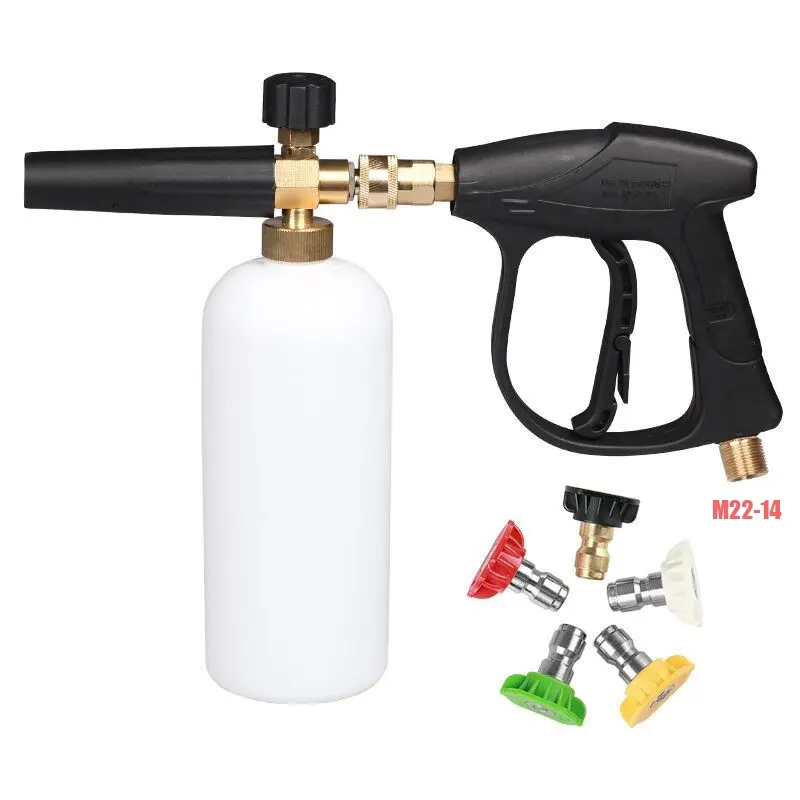 Pistola de espuma para nieve de alta presión, Kit de limpieza de coche, proveedor de equipo de lavado de automóviles, SPS 4000PSI