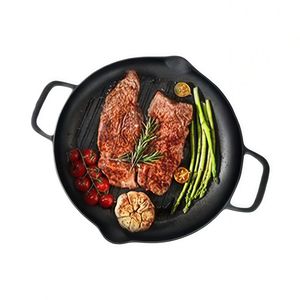 Poêle à griller en fonte pré-culottée robuste, <span class=keywords><strong>prix</strong></span> d'usine, pour cuisinière, four, barbecue intérieur et extérieur - Product Image 4