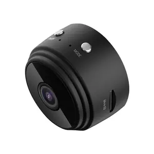 Sem fio wi-fi pequena câmera de vigilância de segurança mini câmera com ativação de movimentos e visão noturna