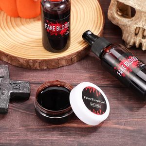 Halloween lavable vampiro salpicaduras de sangre maquillaje realista comestible falso sangre Gel para ropa boca ojos <span class=keywords><strong>Zombie</strong></span> efectos especiales - Product Image 4