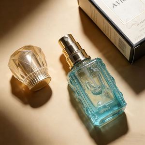Small Batch Custom 50ml Square Glass Perfume <b>Bottle</b> Thick Base Screw Neck Fine <b>Mist</b> Sprayer for Liquid Cosmetics - Product Image 4