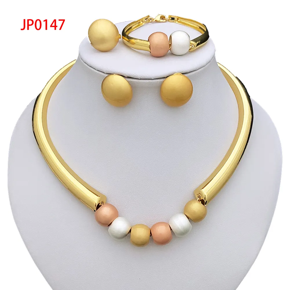 Customization Gold Design Charm Jewelry Sets Indian Jewelry Set For Women