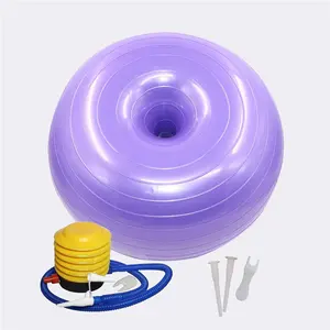 indoor home office balance core training 50cm flexible for classroom furniture Pilates gym balance stability donut exercise ball