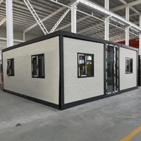 Villa capsule modulaire préfabriquée pliable portable 1234, une ou deux chambres, cabine mobile extérieure, serre, maison conteneur extensible