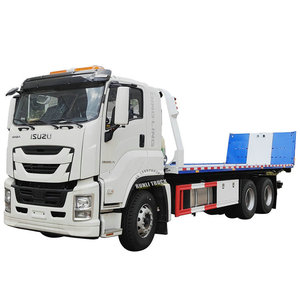 Camion de <span class=keywords><strong>remorquage</strong></span> de haute qualité à 10 roues ISUZU GIGA FVZ, plateau de 8,2 mètres, pour l'exportation au Salvador - Product Image 1