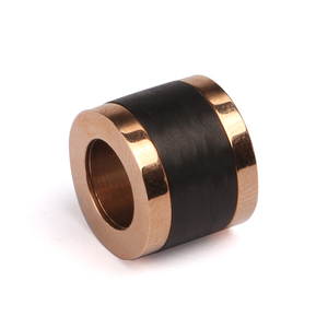 מותאם אישית תכשיטי גברים עץ נירוסטה spacer חרוז - Product Image 6