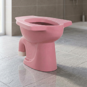 Ensemble WC monobloc en céramique Anglo Indian EWC, cuvette de toilette européenne à chasse directe avec siphon en P, cuvette ronde - Product Image 5