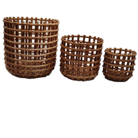 Panier de rangement pour fruits et fleurs en céramique Design floral élégant pour la cuisine et la maison