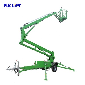Nacelle élévatrice montée sur remorque légère 10-24m, facilement remorquable par un pick-up pour les travaux de réparation de toitures résidentielles - Product Image 6