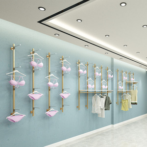 Exhibidor <span class=keywords><strong>de</strong></span> Ropa Interior, Mueble <span class=keywords><strong>de</strong></span> Exhibición <span class=keywords><strong>de</strong></span> Hierro para Tienda <span class=keywords><strong>de</strong></span> Ropa Femenina, Estante <span class=keywords><strong>de</strong></span> Pared para Sujetadores, Exhibidor <span class=keywords><strong>de</strong></span> Sujetadores - Product Image 1
