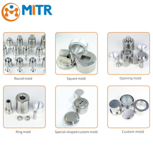 Máquina de <span class=keywords><strong>prensa</strong></span> hidráulica manual de laboratorio MITR 24T <span class=keywords><strong>Prensa</strong></span> XRF con tamaño de molde opcional - Product Image 3
