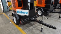 Tour d'éclairage mobile diesel de haute qualité, tour d'éclairage à mât de 7 m 9 m, éclairage LED avec projecteurs IP65