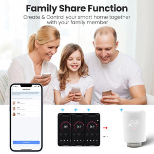 Alexa et Google Assistant Tuya3.0 Digital Zigbee Smart <span class=keywords><strong>Radiateur</strong></span> Thermostatique - Product Image 3