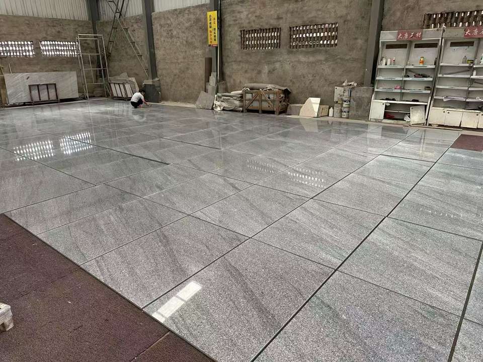 Project Ash Ash Grey Granite Tile Polished Natural Stone Slab and Tile for ...