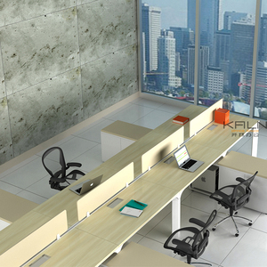 <span class=keywords><strong>2025</strong></span> GRE mới nhất thiết kế hiện đại bảng điều khiển hàng đầu khung nhôm máy tính máy tính xách tay bàn đồ nội thất văn phòng cho 8 người Máy Trạm - Product Image 2