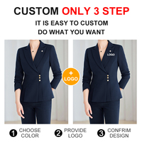 Costumes et Blazers pour Femmes Grande Taille Veste de Travail Mariage Bureau Costume Modeste pour Femmes Haut Court de Travail Costumes pour Femmes
