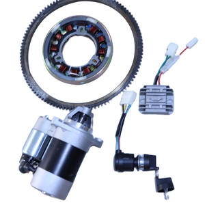 Kit d'engrenages de démarreur pour générateur diesel 178F/186F/188, incluant régulateur de tension et bobine de charge, pièces et accessoires de générateur - Product Image 1