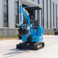 Mini-excavatrice de chantier à commande hydraulique fluide, produite en usine, idéale pour les travaux de construction dans les espaces restreints