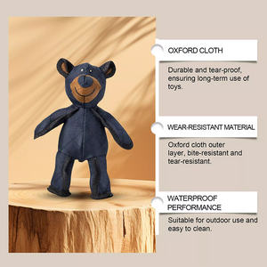 Giocattolo per Cani Resistente e di Lusso a Forma di Orso, Ecologico, Interattivo, in Tessuto Oxford con Squeaker - Product Image 2