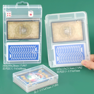 SUNSHING Clear Acrylic Plastic <b>Playing</b> <b>Card</b> Boxes PP Storage Box <b>Card</b> Holder Organizer for Bank <b>Card</b>, Business <b>Card</b>, Game <b>Card</b> - Product Image 3