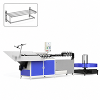 Machine à cintrer les arceaux de canapé en aluminium pour fil de fer, machine à cintrer le fil CNC 2D 4 axes automatique, machine à cintrer à 90 degrés