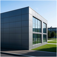 Panneau de façade en aluminium antistatique moderne, épaisseur 4 mm, imperméable, ignifuge, antibactérien, anti-moisissure, revêtement PVDF pour meubles
