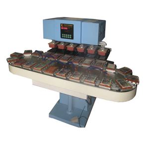 Eco-Friendly Semi-Automatic Ink Cup <b>Pad</b> <b>Printer</b> Six-Color High-Speed 22 Stations Conveyor USB Flash Drive for Toy Covers New - Product Image 1