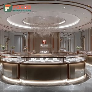 Fabricante de Muebles Modernos para Joyerías, Vitrina de Exhibición para Joyería con Marco Metálico - Product Image 4