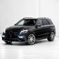 Pièces automobiles, style B, accessoires de voiture en fibre de carbone pour Mercedes Benz GLE SUV, lèvre avant modifiée, diffuseur arrière, kit carrosserie