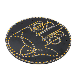 Lumière décorative LED ambre 12V pour vitre arrière de voiture, lumière d'ambiance intérieure de voiture avec émoticônes - Product Image 3