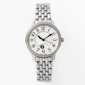 Women's Automatic Mechanical Wristwatch with Day Night Indicator Diamond Bezel Stainless Steel Bracelet for Office Events - Product Image 1