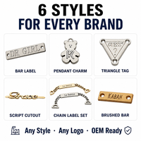 Étiquettes métalliques 3D personnalisées en relief pour vêtements, logos plaqués, étiquettes de marque lavables pour chaussures et sacs – Fabrication sur mesure