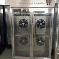 Armoire de séchage intelligente en acier inoxydable pour canard rôti avec lumière LED Remise d'usine pour barbecue boutique embryon réfrigéré