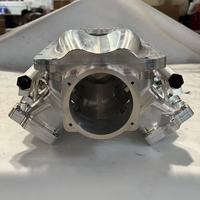 Collecteur d'admission CNC en aluminium LS1, corps de papillon de 105 mm avec kit de rail d'alimentation