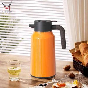 304 Carafe à café thermique cruches à vide 1.5L Double paroi cruche à eau isolée Pot Thermos Pot de table <span class=keywords><strong>pichet</strong></span> en acier inoxydable - Product Image 5