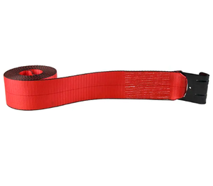 5400 Lbs 4 Inch 30 ft US Standard Cargo Lashing Control Flatbed Winch Strap 100% Poliéster + Metal Castle - Product Image 5