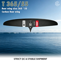 Aile hydrofoil arrière en carbone AXIS SKINNY 365/55, stabilisateur hydrofoil en carbone, aile hydrofoil AXIS, aile de surf, aile de kitesurf, surf