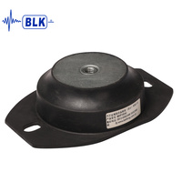 Moule amortisseur de vibrations en caoutchouc silicone silencieux en caoutchouc noir pour générateur