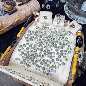 Cuentas de Ópalo Facetadas de Corte Brillante Redondo de 3mm y 4mm, Piedras Preciosas de Cuarzo Sintético con Orificio Completo, 98 Colores para la Fabricación de Joyas - Product Image 3