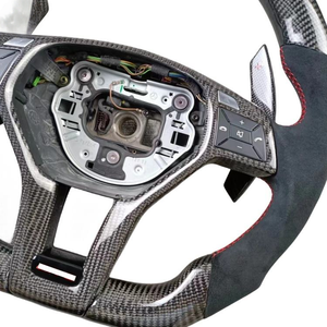 Volant en fibre de carbone pour Mercedes Benz W204 W205 W212 W213 W217 W218 A <span class=keywords><strong>C</strong></span> E CLS GLC 2010 2011 2012 2013 2014 2015 - Vente en gros - Product Image 4