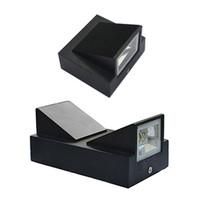 Extérieur Étanche Double Tête Applique LED Lumière Base En Aluminium Extérieur Cour Rue Lampe Mur Lavage Escalier En Gros