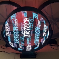 Ventilateur holographique LED 3D extérieur de 58 cm, contrôle par nuage, équipement publicitaire holographique, ventilateur holographique