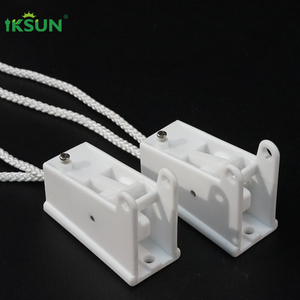 Iksun Trang Chủ Văn Phòng Trang Trí Rèm Đường Sắt Dưới Theo Dõi Dây Hoạt Động Nhôm Nhà Máy Phụ Kiện Kim Loại Mỹ Rèm Đường Sắt - Product Image 2