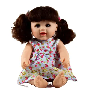 Muñeca de bebé de plástico de piel blanca personalizada, muñeco de bebé Reborn de fábrica Real para niños