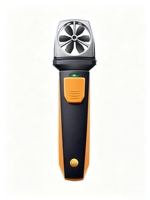 Anemómetro Inalámbrico Portátil TESTO410-i, Medidor de Flujo de Aire Tipo Vane con Sensor de Velocidad para Medir la Velocidad del Viento