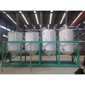 Pequena planta de refino de resíduos de óleo de colza máquinas processo de refino de óleo de palma do kernel com fracionamento de babaçu