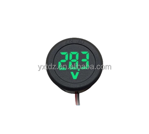 Voltímetro Digital LED de CC de 2 Cables, 4-100V, con Protección Contra Polaridad Inversa, Panel de Medición de Voltaje - Product Image 3